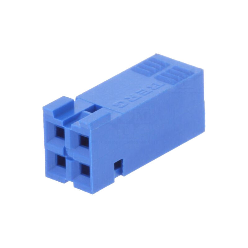 Conector: cablu-placă; mufă; mamă; Dubox®; 2,54mm; PIN: 4; pe cablu Conector: cablu-placă; mufă; mamă; Dubox®; 2,54mm; PIN: 4; pe cablu