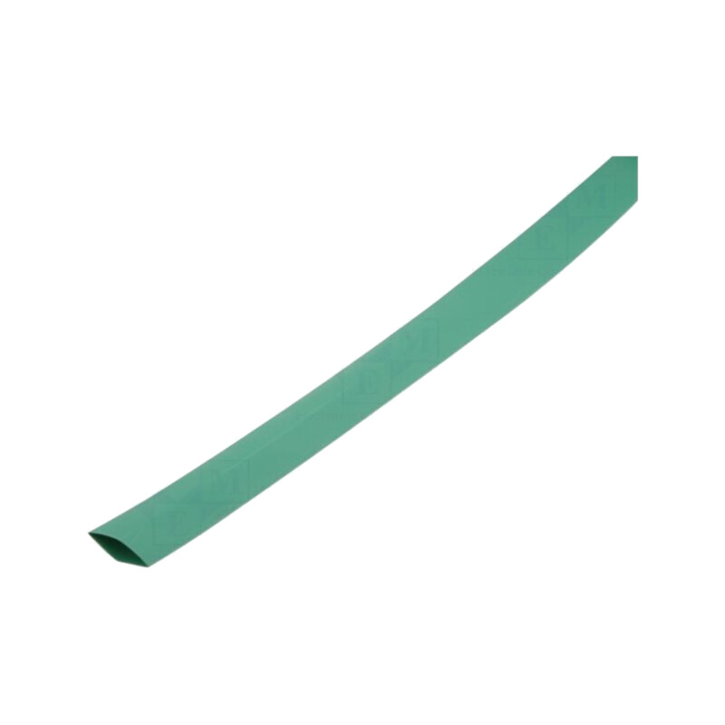 Manşon termocontractabil; fără adeziv; 2: 1; 6,4mm; L: 1m; verde Manşon termocontractabil; fără adeziv; 2: 1; 6,4mm; L: 1m; verde