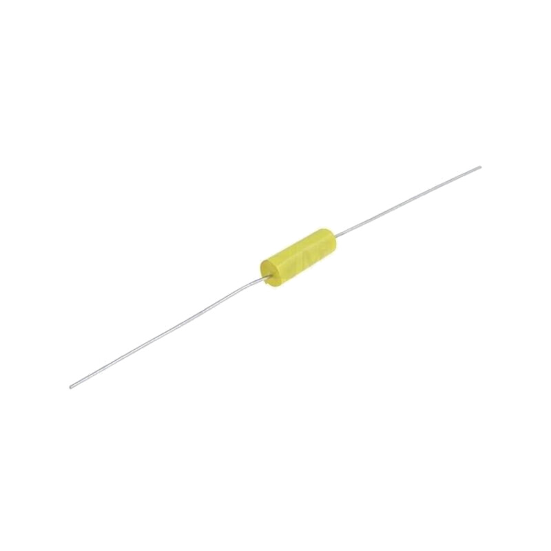 Condensator: cu polipropilenă; 0,1uF; Ø6x15mm; THT; ±5%; -55÷100°C