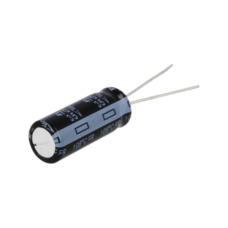 Condensator: electrolitic; low ESR; THT; 470uF; 35VDC; Ø8x20mm