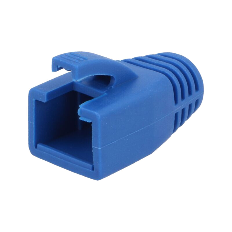 Protecţie mufă RJ45; 8mm; albastră