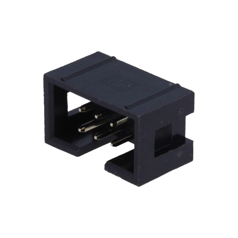 Conector: IDC; soclu; tată; PIN: 6; drept; THT; aurit; 2,54mm; neagră Conector: IDC; soclu; tată; PIN: 6; drept; THT; aurit; 2,54mm; neagră