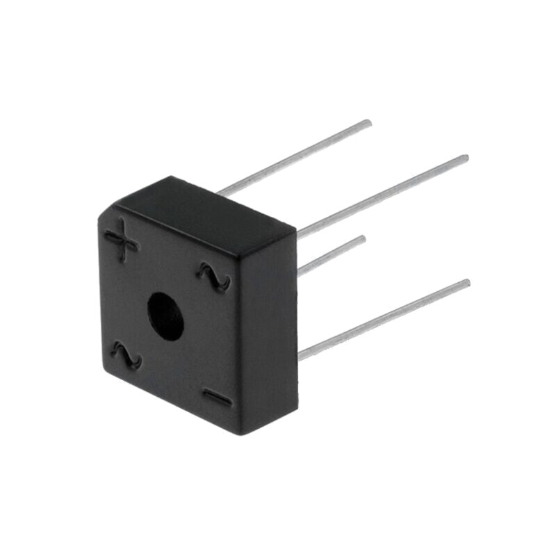 Punte redresoare: monofazat; Urmax: 600V; If: 2A; Ifsm: 45A; pătrată Punte redresoare: monofazat; Urmax: 600V; If: 2A; Ifsm: 45A; pătrată