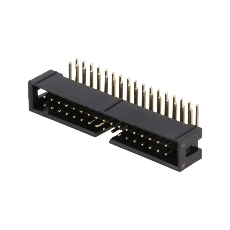Conector: IDC; soclu; tată; PIN: 34; în unghi 90°; THT; aurit; 2,54mm