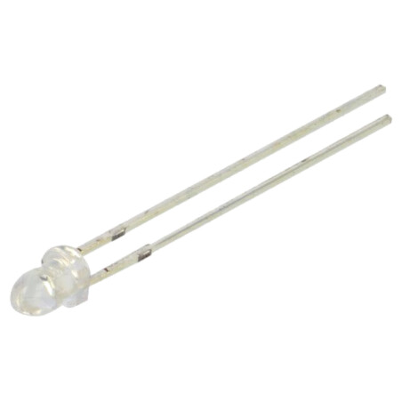 LED; 3mm; verde; 60000÷70000mcd; 15°; Parte frontală: convex; 150mW