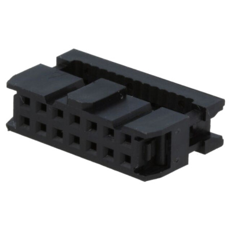 Conector: IDC; mufă; mamă; PIN: 14; cu presare a cablului; IDC