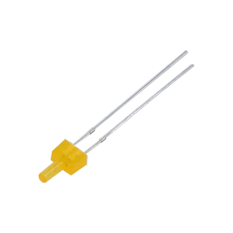 LED; rotund; bipolară; portocalie; 220÷330mcd; 90°; 30mA