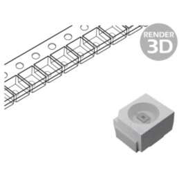 LED; SMD; 3528; verde; 40÷100mcd; 3,5x2,8mm; 120°; 20mA; λd: 570nm