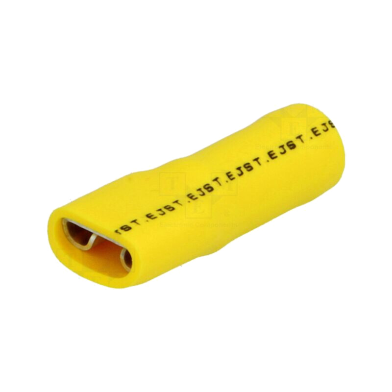 Terminal: plat; 6,3mm; 0,8mm; mamă; 2,5÷6mm2; crimpat; pe cablu