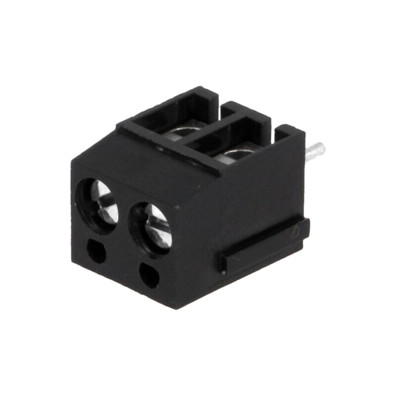 Regletă de conexiuni pt.PCB; în unghi 90°; 5mm; piste: 2; 2,5mm2