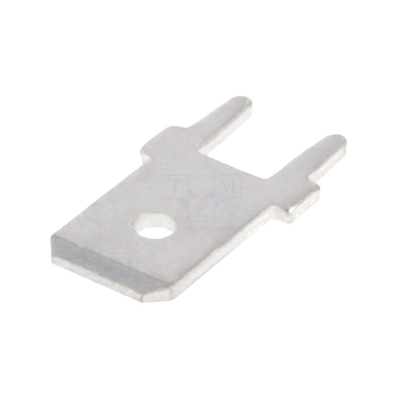 Terminal: plat; 6,3mm; 0,8mm; tată; THT; cositorit; alamă Terminal: plat; 6,3mm; 0,8mm; tată; THT; cositorit; alamă