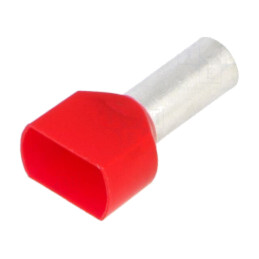Vârf: tub de capăt; izolată,dublă; cupru; 10mm2; 14mm; cositorit