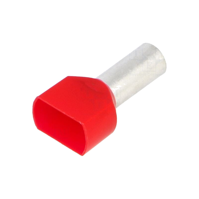 Vârf: tub de capăt; izolată,dublă; cupru; 10mm2; 14mm; cositorit Vârf: tub de capăt; izolată,dublă; cupru; 10mm2; 14mm; cositorit