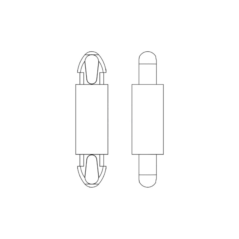 Distanţier PCB; poliamidă 66; Lung: 16mm; clichet/clichet Distanţier PCB; poliamidă 66; Lung: 16mm; clichet/clichet