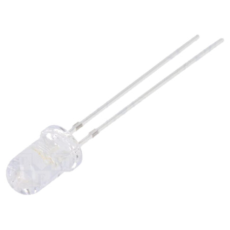 LED; 5mm; verde/albastru; 15°; Parte frontală: convex; Nr.term: 2