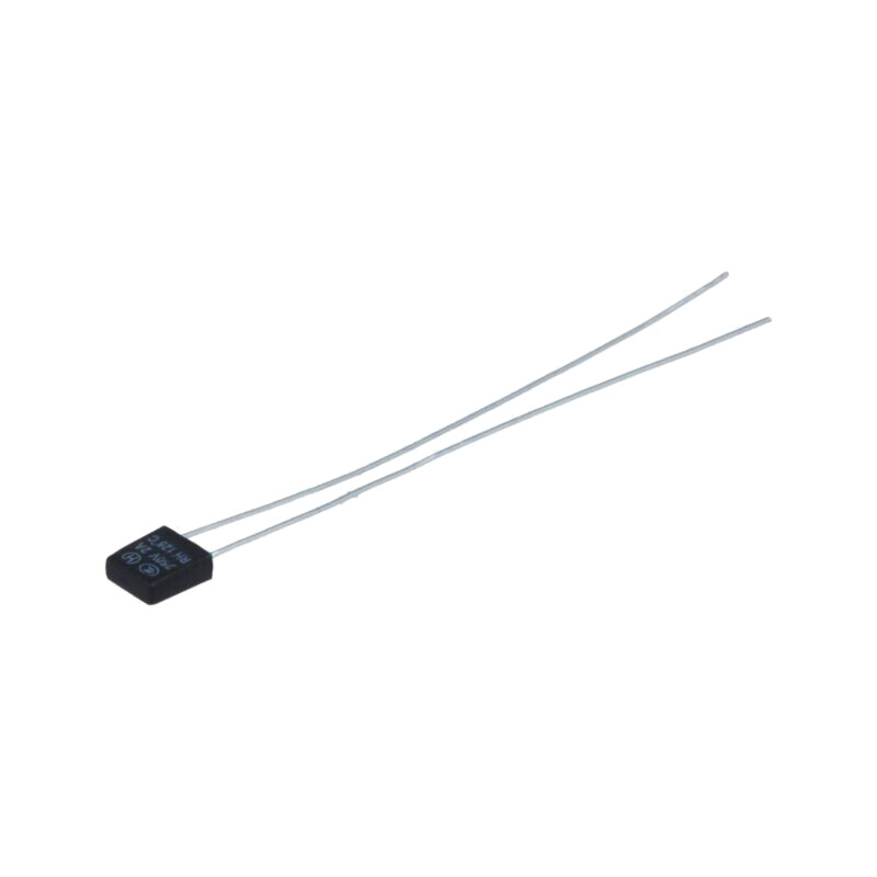 Siguranţă: termică; 2A; 6x6,5x2,8mm; 125°C; L55mm