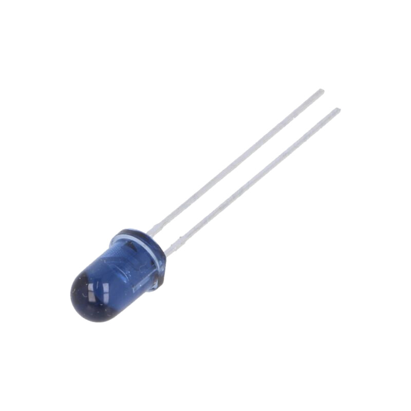 Emiţător IR; 5mm; 940nm; albastră,transparent; 15÷30mW; 20°; THT