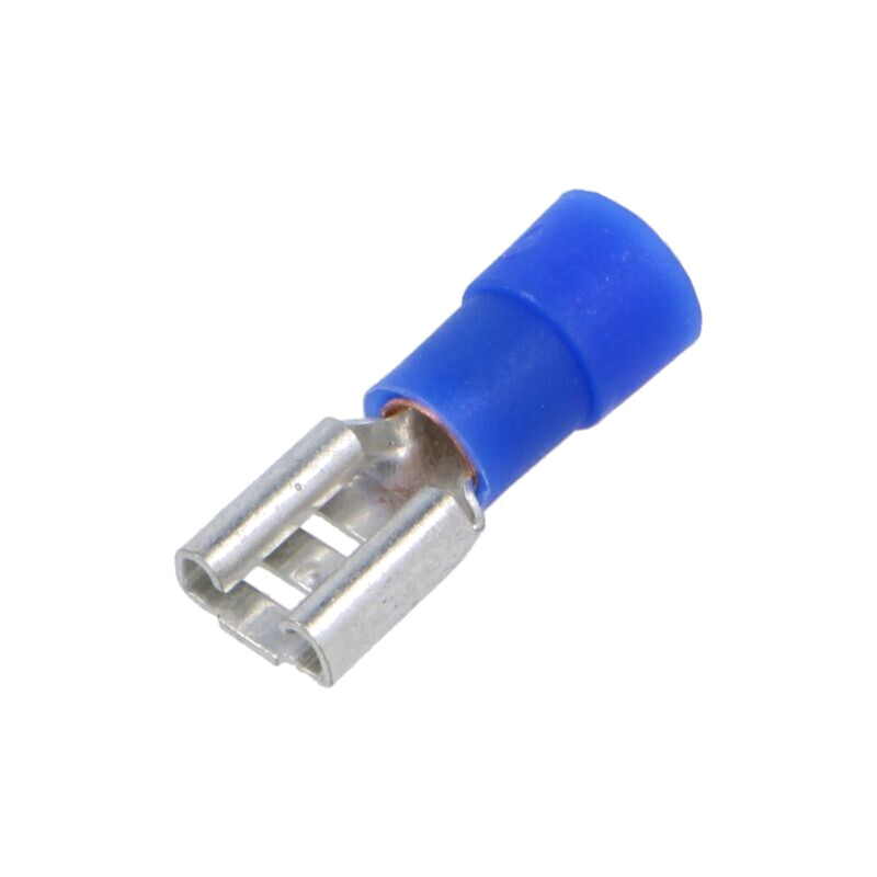 Terminal: plat; 6,3mm; 0,8mm; mamă; 1÷2,5mm2; crimpat; pe cablu