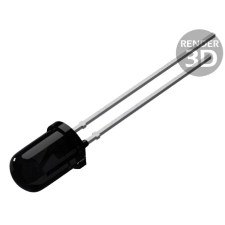 Fototranzistor; 5mm; λp max: 940nm; 30V; Lentilă: neagră; 70mW