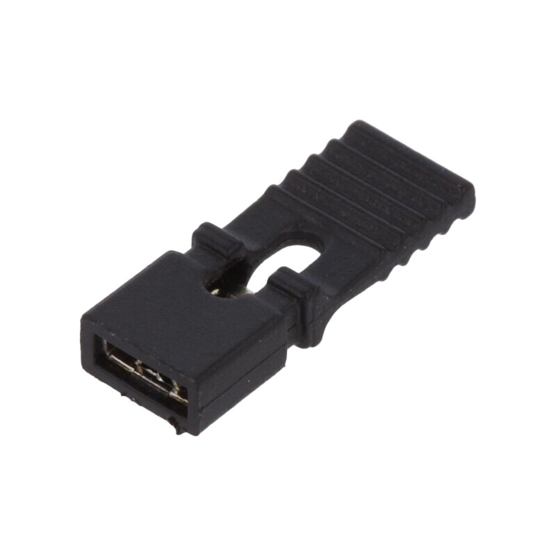 Conector: şiruri pini; jumper; mamă; deschis,cu suport; 2,54mm
