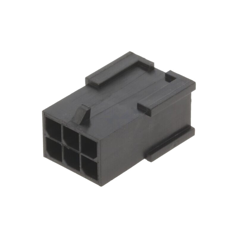 Conector: cablu-placă; mufă; tată; Minitek® Pwr 3.0; 3mm; PIN: 6