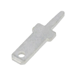 Terminal: plat; 2,8mm; 0,8mm; tată; THT; alamă; cositorit; drept