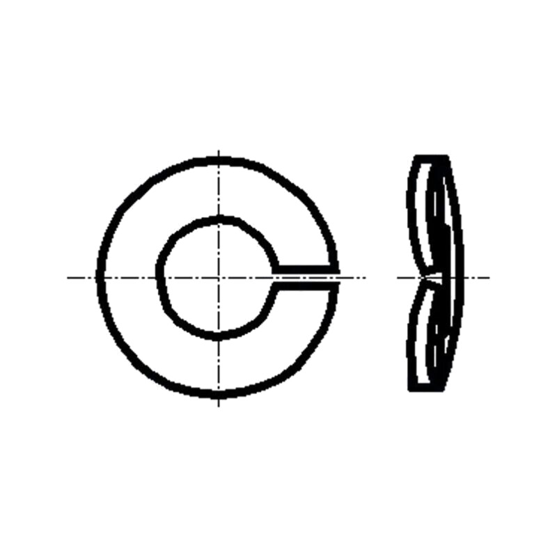 Şaibă; elastică; M12; D21,1mm; h3,35mm; oţel; Acoperire: zinc