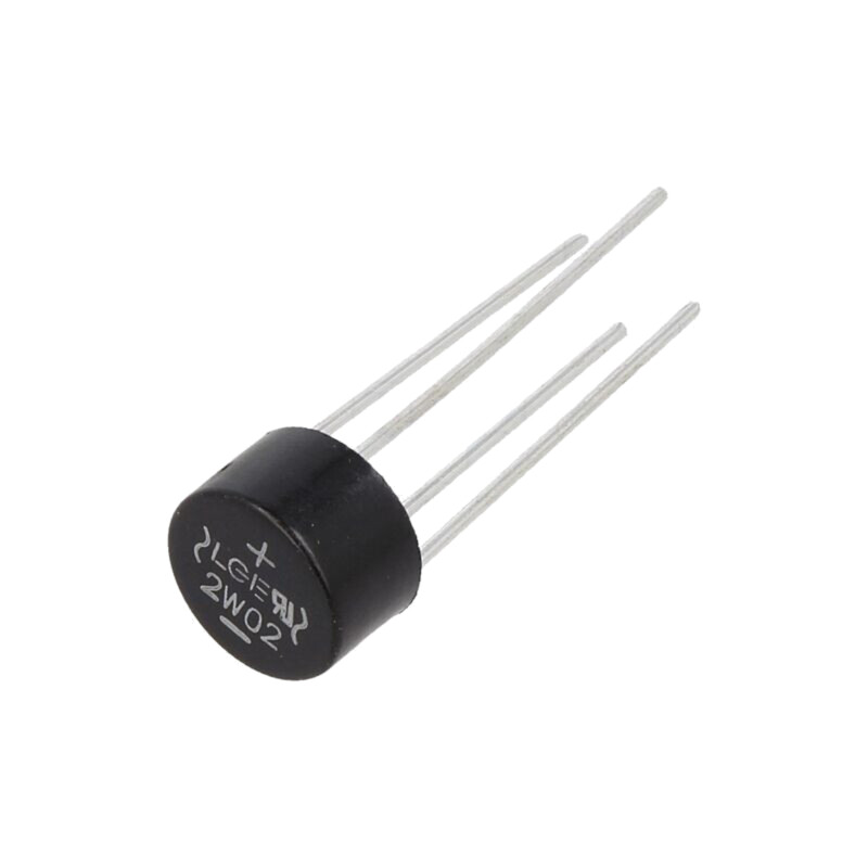 Punte redresoare: monofazat; Urmax: 200V; If: 2A; Ifsm: 50A; rotund