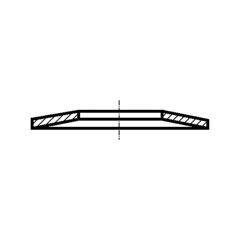 Şaibă; arc-disc,elastică; M11; D22,5mm; h1,45mm; oţel elastic Şaibă; arc-disc,elastică; M11; D22,5mm; h1,45mm; oţel elastic