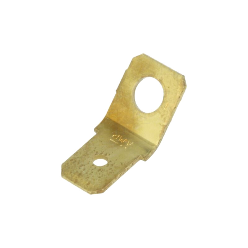 Terminal: plat; 6,3mm; 0,8mm; tată; M4; înşurubare; alamă
