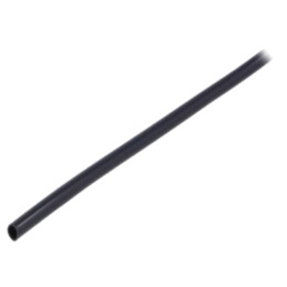 Manşon electroizolant; PVC; neagră; -20÷125°C; Øint: 3mm; L: 1000m