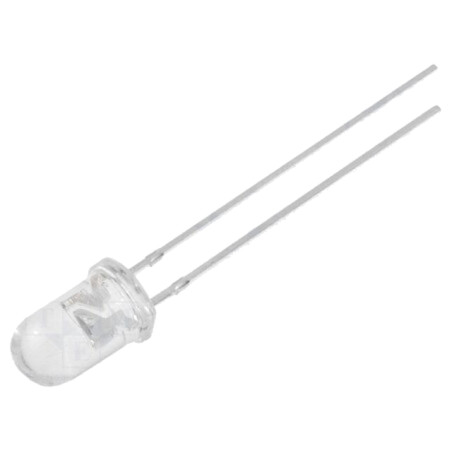 LED; 5mm; mov; 200mcd; 15°; Parte frontală: convex; 2,8÷3,9VDC