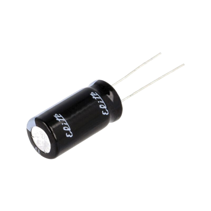 Condensator: electrolitic; THT; 22uF; 160VDC; Ø10x20mm; Raster: 5mm