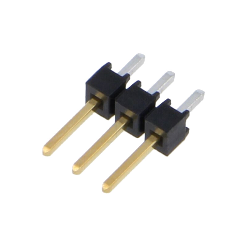 Conector: şiruri pini; şir pini; tată; PIN: 3; drept; 2,54mm; THT
