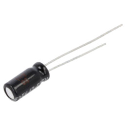 Condensator: electrolitic; THT; 47uF; 35VDC; Ø5x11mm; Raster: 2mm
