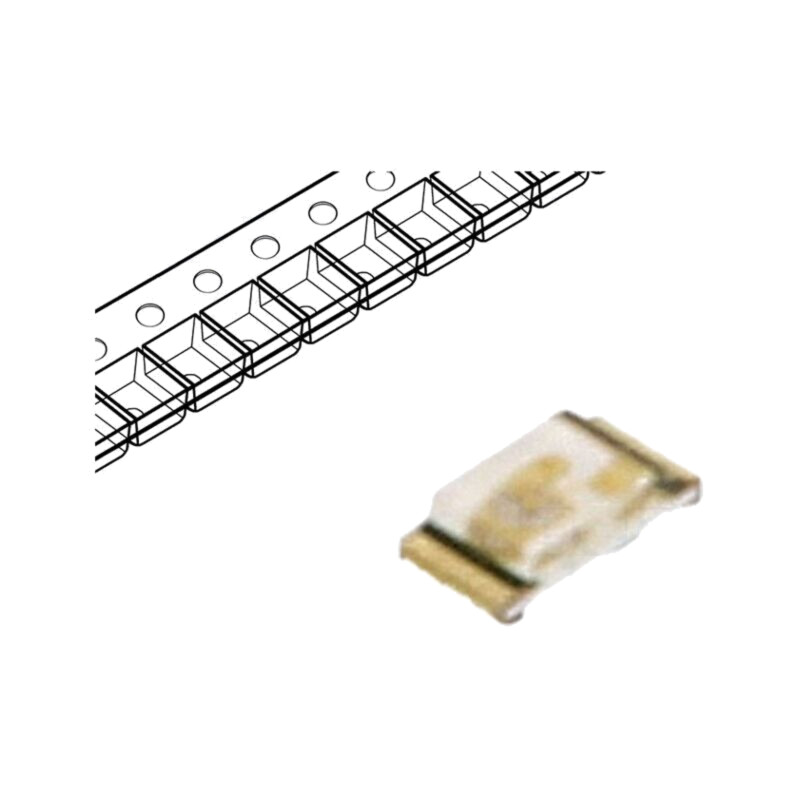 LED; SMD; 0603; verde; 28÷280mcd; 1,6x0,8x0,35mm; 130°; 5mA; 76mW