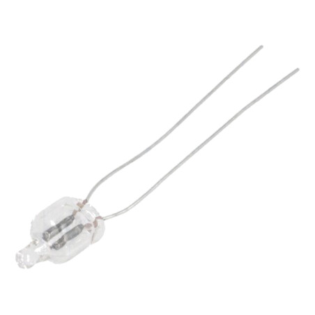 Lampă: neon; portocalie; 90VDC; 65VAC; 0,3mA; Ø: 6mm; L: 12mm; 25000h