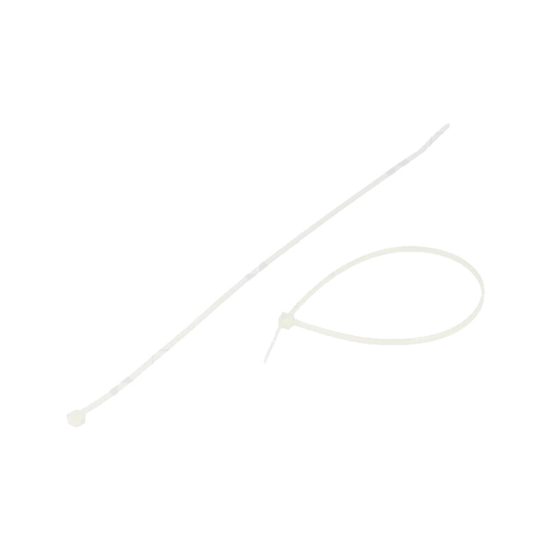 Colier de strângere; L: 205mm; W: 2,5mm; naturală; poliamidă; 80N