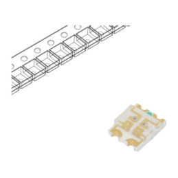 LED; SMD; 3527; roşie/galben-verde; 3,2x2,7x1mm; 140°; 20mA; 60mW