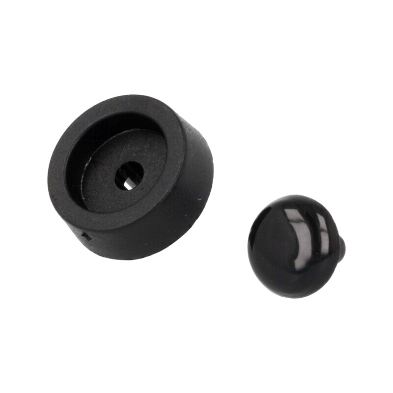 Picioruş pentru montare rapidă; neagră; polietilenă; A: 5mm