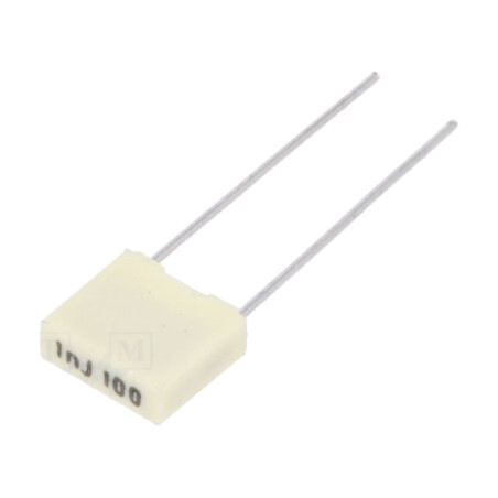 Condensator: cu poliester; 1nF; 63VAC; 100VDC; 5mm; ±5%; -55÷105°C