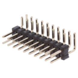 Conector: şiruri pini; şir pini; tată; PIN: 20; în unghi 90°; THT