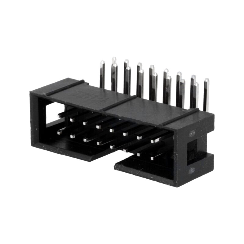 Conector: IDC; soclu; tată; PIN: 16; în unghi 90°; THT; aurit; 2,54mm Conector: IDC; soclu; tată; PIN: 16; în unghi 90°; THT; aurit; 2,54mm