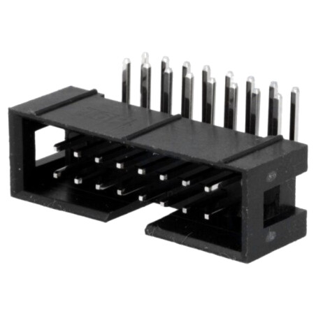 Conector: IDC; soclu; tată; PIN: 16; în unghi 90°; THT; aurit; 2,54mm
