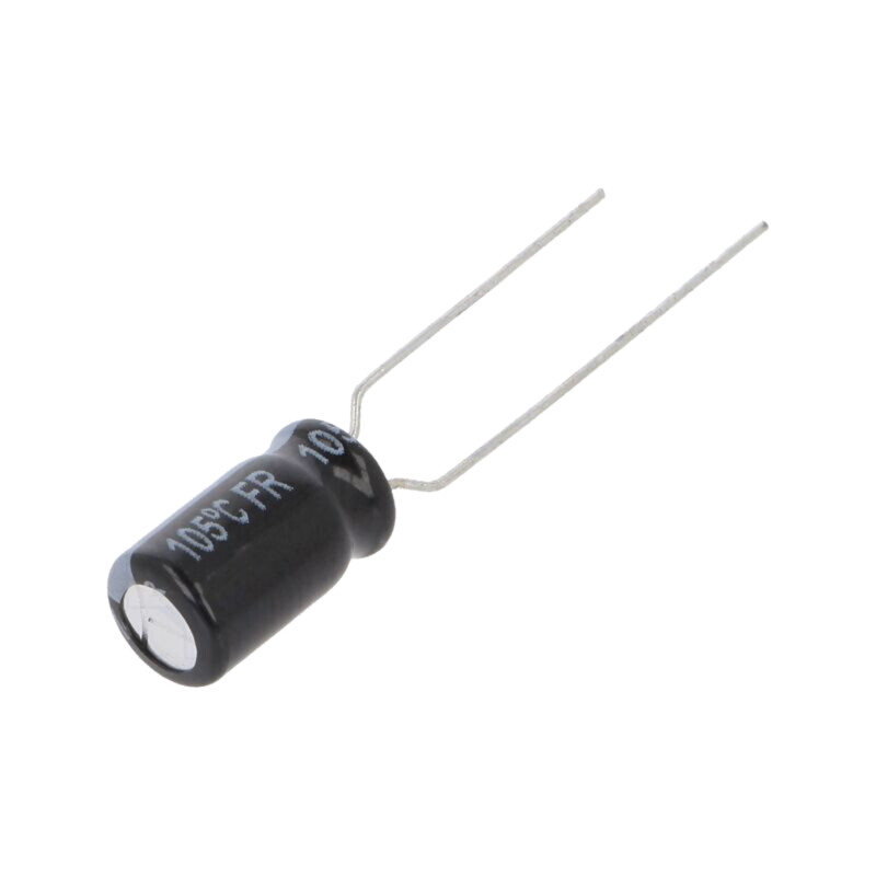 Condensator: electrolitic; low ESR; THT; 330uF; 6,3VDC; Ø6x11,2mm