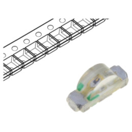 LED; SMD; 1304; galbenă; 50÷150mcd; 3,2x1,5x1mm; 120°; 20mA