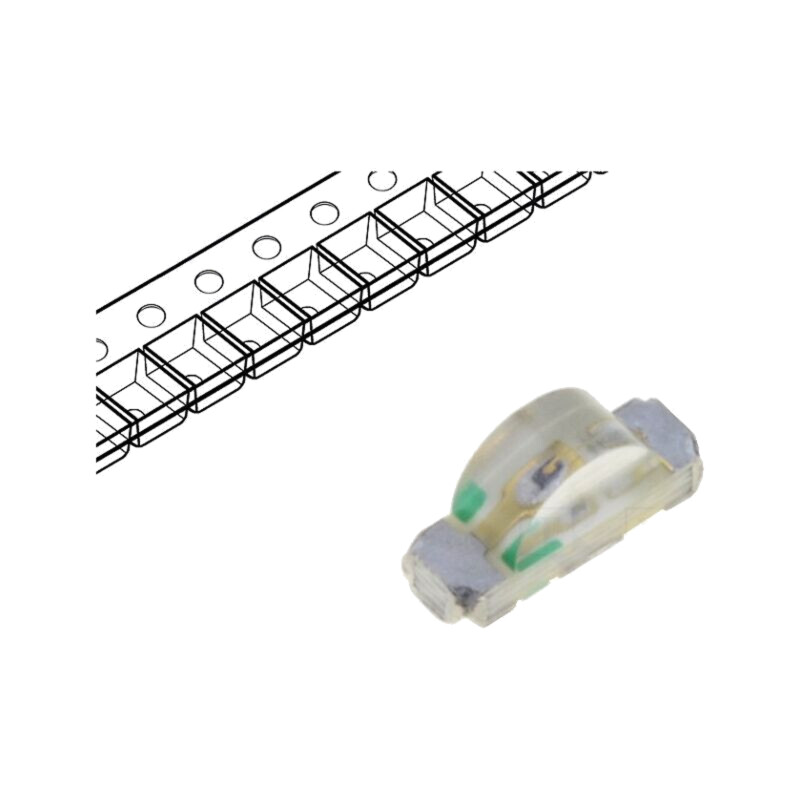 LED; SMD; 1304; galbenă; 50÷150mcd; 3,2x1,5x1mm; 120°; 20mA