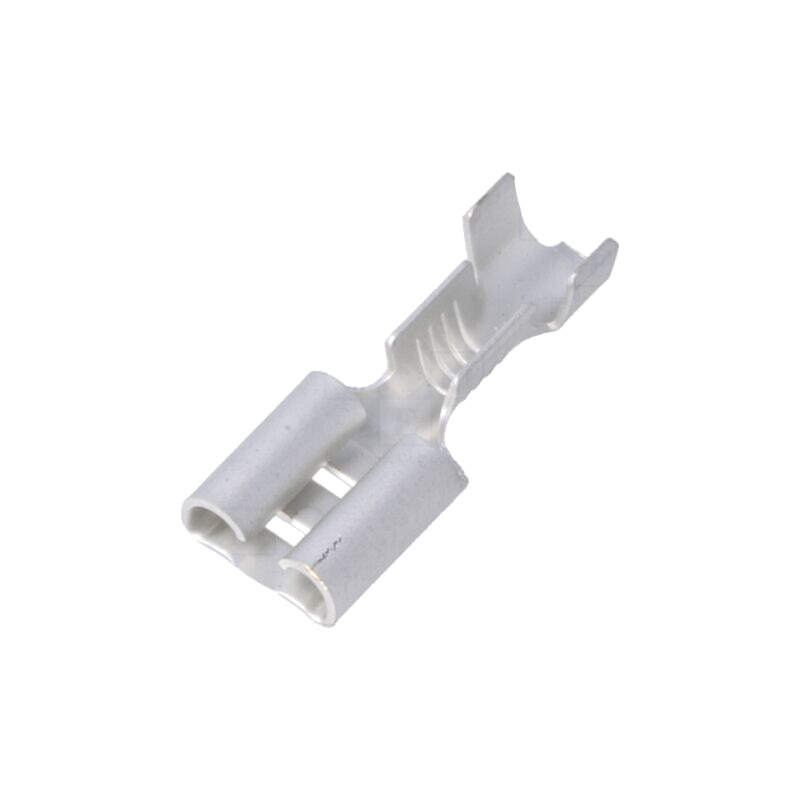 Terminal: plat; 6,3mm; 0,8mm; mamă; 0,8÷2mm2; crimpat; pe cablu