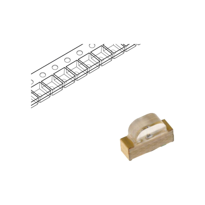 LED; SMD; 1104; portocalie; 110÷300mcd; 3x2x1mm; 120°; 20mA