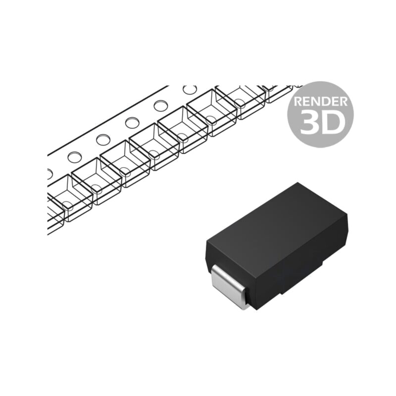 Diodă: TVS; 400W; 28,1V; 10,3A; unidirecţională; ±5%; DO214AC; SMAJ